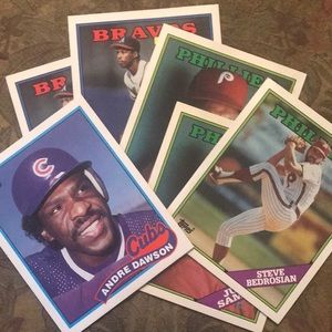 Topps Baseball Cubs Braves Phillies Folders